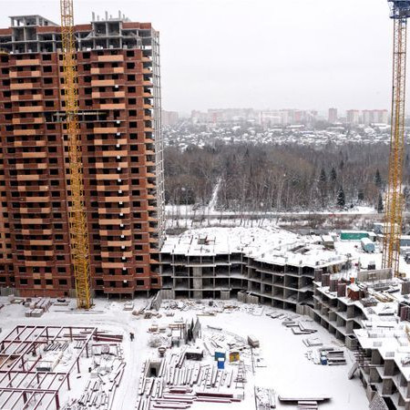 Жилой комплекс Московский Красная Горка этапы работ февраль 2018